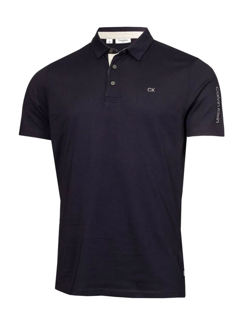 Poloshirts*Calvin Klein Golf Donkerblauw - Uni poloshirt