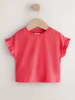 Jumpsuits En Playsuits*Next Donkerblauw - Cherry Printed Denim Playsuit and T-Shirt (3mths-7yrs)