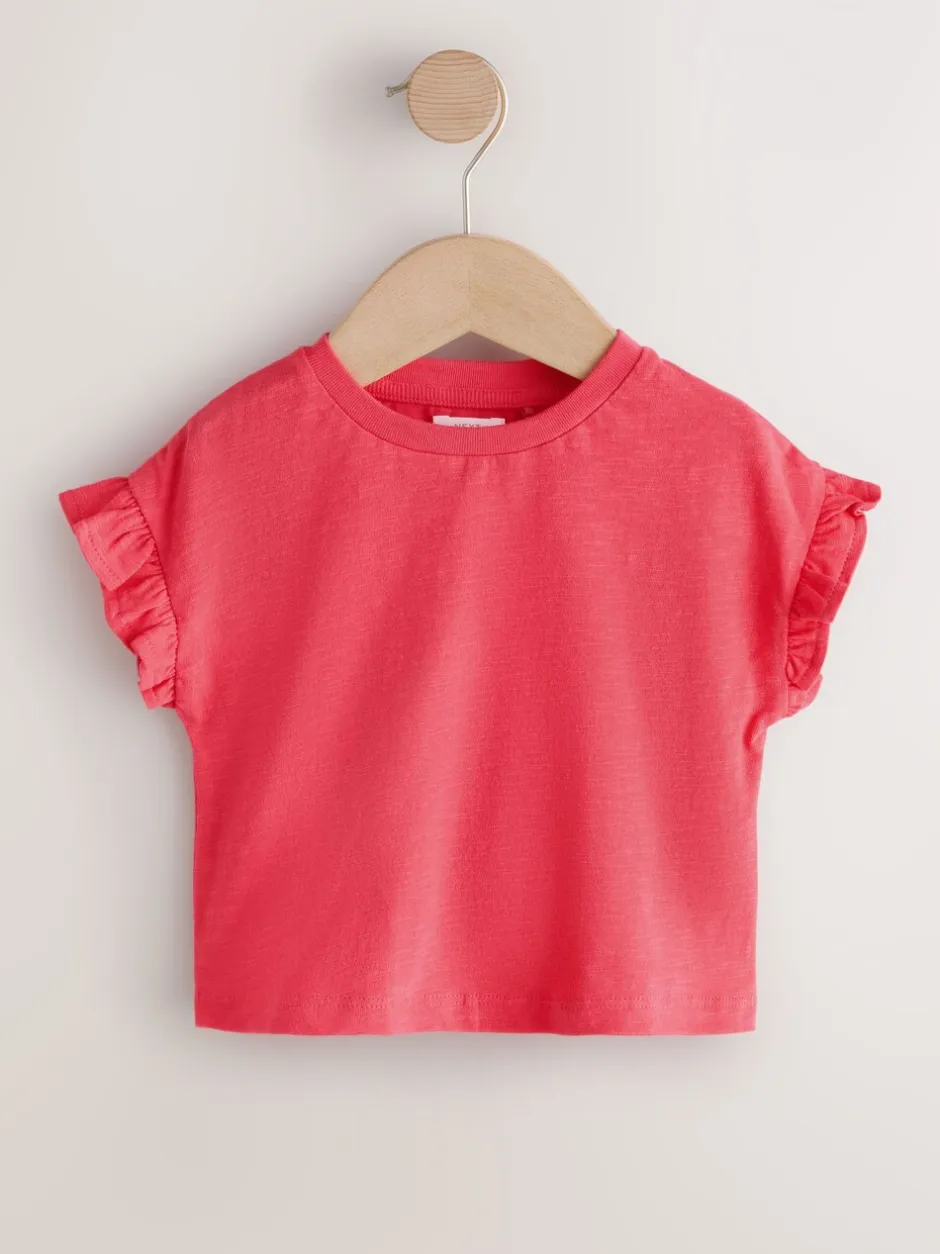 Jumpsuits En Playsuits*Next Donkerblauw - Cherry Printed Denim Playsuit and T-Shirt (3mths-7yrs)