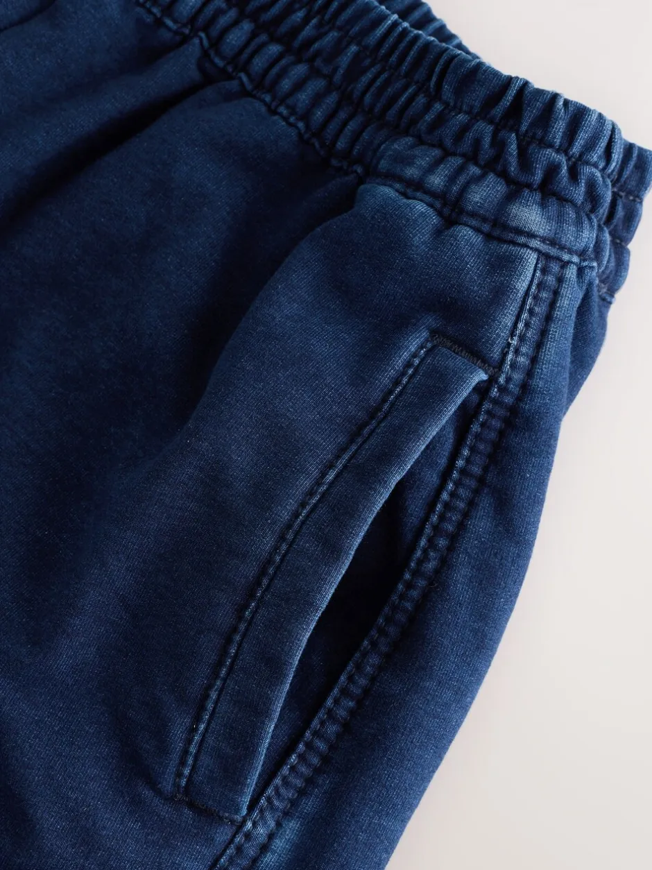 Jeans*Next - Denim Jersey Broeken met Barrel jeans Donkerblauw