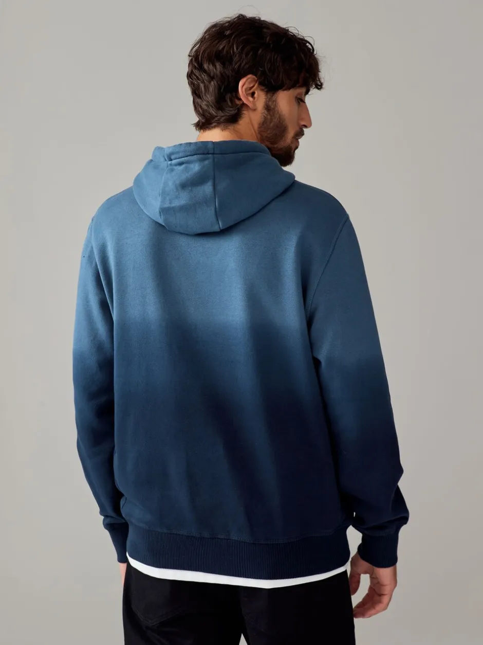 Sweaters En Hoody´S|Sweaters En Hoody´S|Next - Dip Dye Katoenrijke Jersey Hoodie Donkerblauw