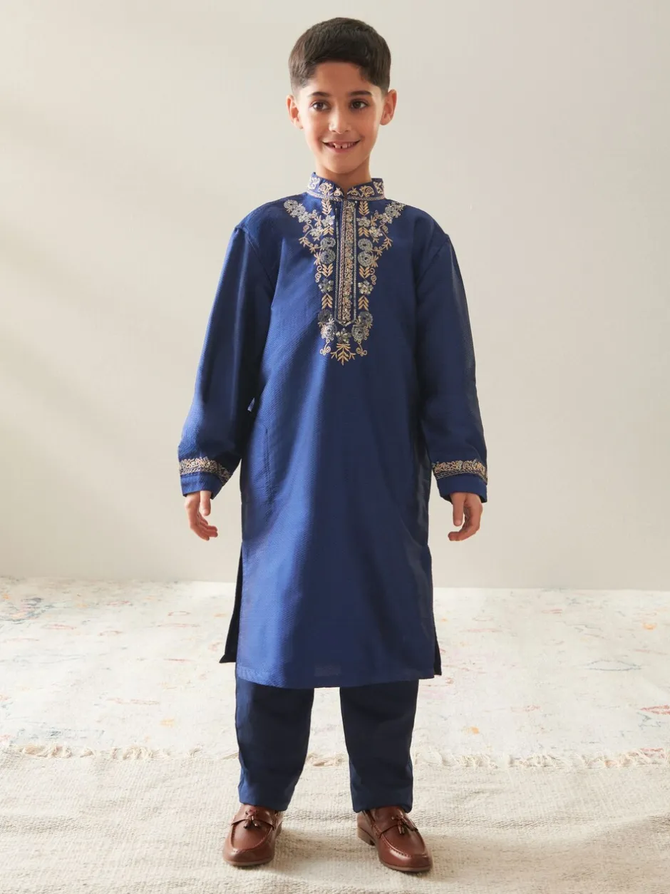 Kurtas|Shirts|Next Donkerblauw - Eid Koerta (3mnd -16jr)