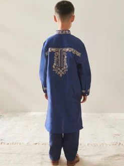 Kurtas|Shirts|Next Donkerblauw - Eid Koerta (3mnd -16jr)