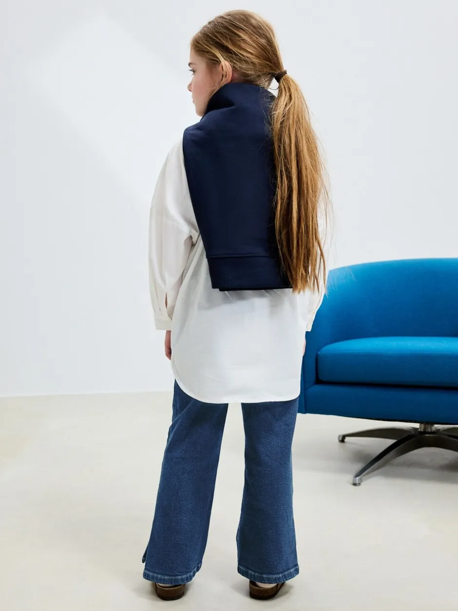 Jeans|Next - Flare jeans (3-16 jr) Donkerblauw