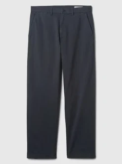 Broeken En Chino's|Gap - Baggy Fit stretchy Moderne Chino Donkerblauw