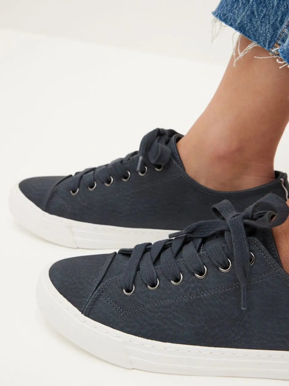 Sneakers|Next - Gelakte honkbalsneakers Donkerblauw