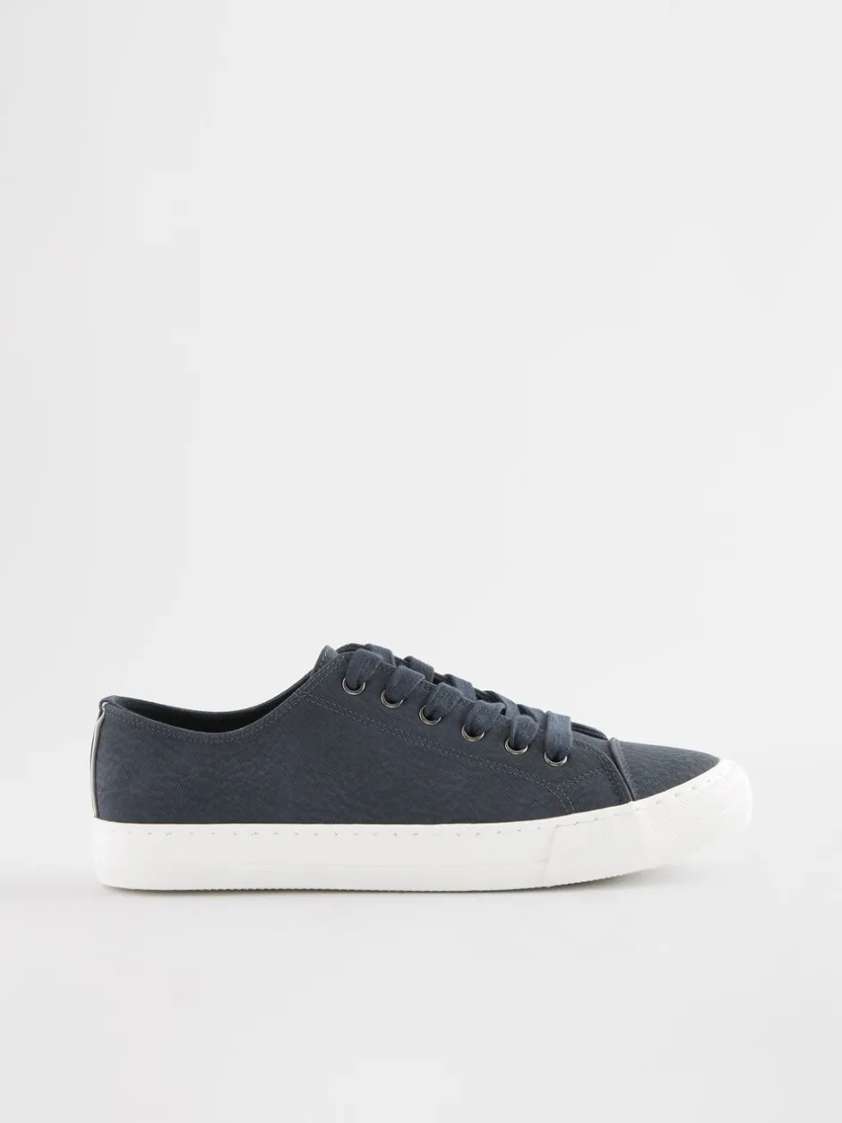 Sneakers|Next - Gelakte honkbalsneakers Donkerblauw