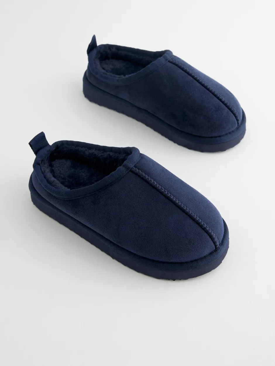 Pantoffels*Next Donkerblauw - Gemakkelijke pantoffelmuiltjes