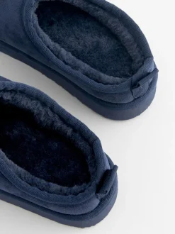 Pantoffels*Next Donkerblauw - Gemakkelijke pantoffelmuiltjes