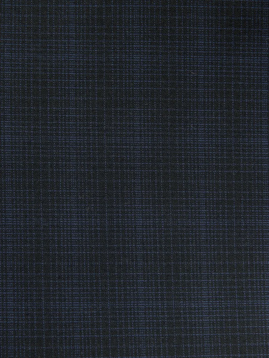 Blazers En Business-Jasjes|Pakken*Next Donkerblauw - Geruit kostuum met smalle pasvorm: colbert
