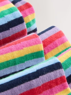 Sokken En Panty's|Sokken En Panty's*Next Donkerblauw - Gestreepte maillot met hoog katoengehalte