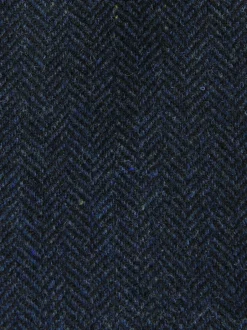 Vesten|Next - Herringbone Wool Blend Suit Waistcoast Donkerblauw