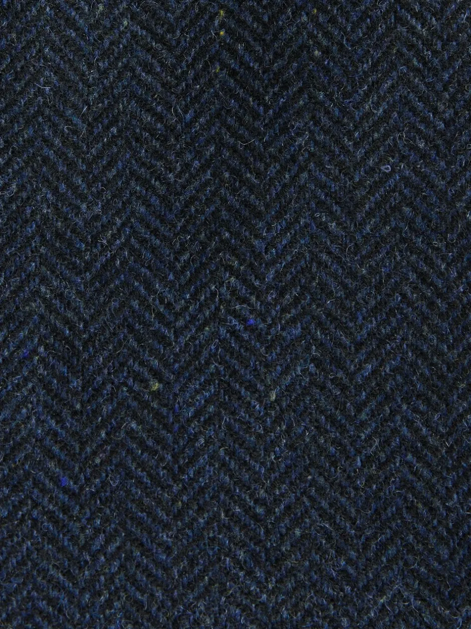 Vesten|Next - Herringbone Wool Blend Suit Waistcoast Donkerblauw