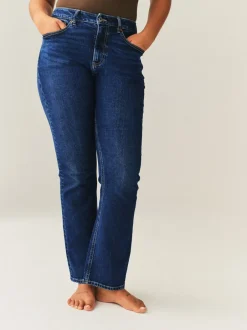Jeans|Next Donkerblauw - Hourglass Stretch Bootcut Denim Jeans