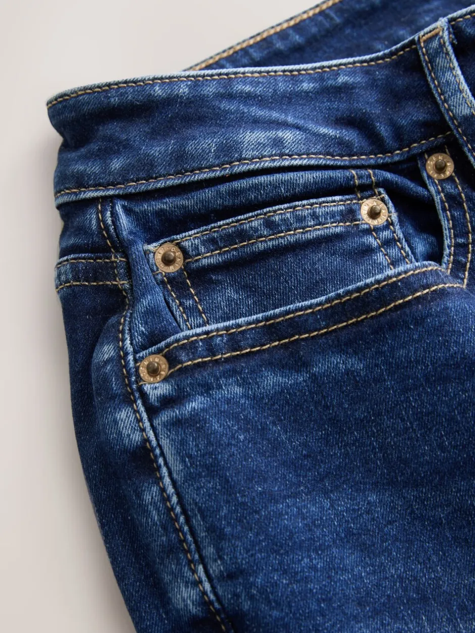 Jeans|Next Donkerblauw - Hourglass Stretch Bootcut Denim Jeans