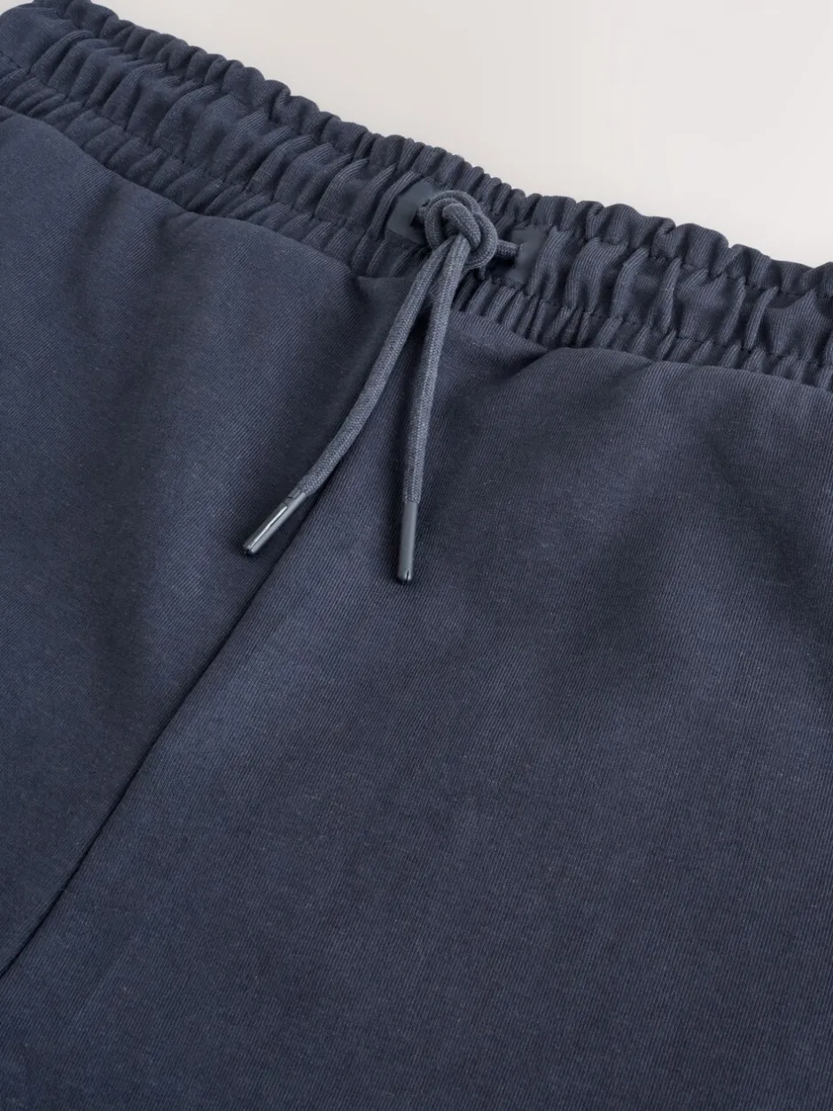 Joggingbroeken|Next - Interlock Soft Touch Cuffed Joggers Donkerblauw