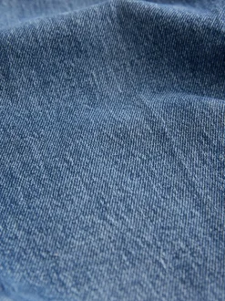Jeans*Next - Jeans met wijde pijpen en opgestikte zakken Donkerblauw