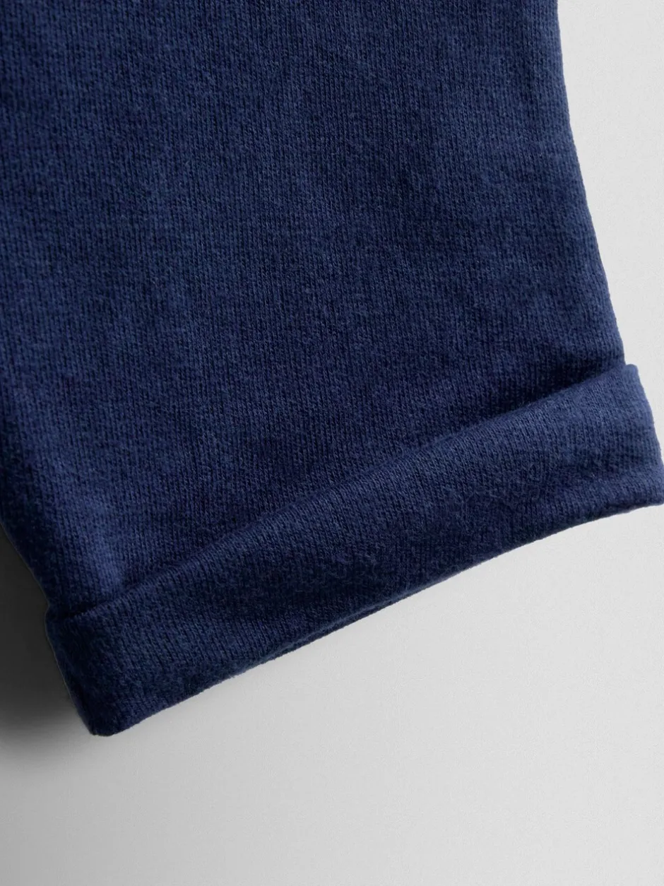 Jeans En Joggingbroeken|Jojo Maman Bébé - 2-Pack Stripe & Plain Joggers Donkerblauw
