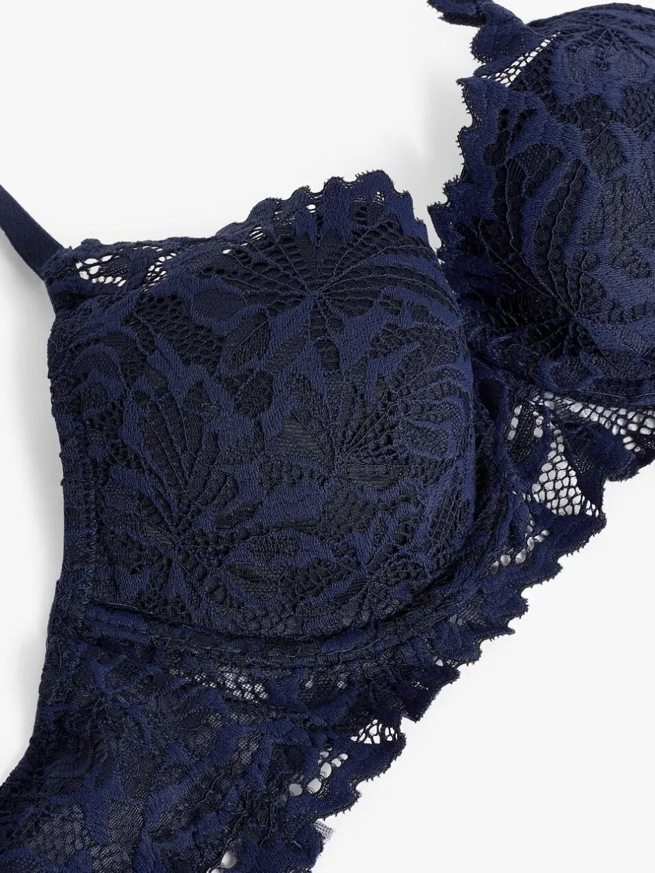 Beha's*Next Donkerblauw - Kanten ultieme comfortabele beha