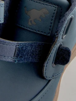 Boots|Next - Laarsjes met klittenbandsluiting en warme voering Donkerblauw