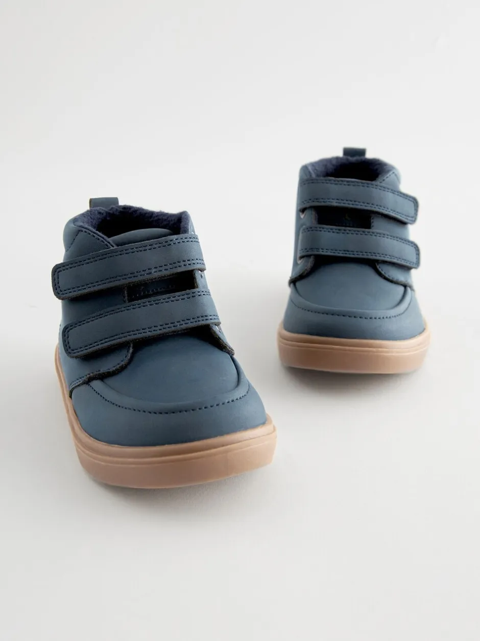 Boots|Next - Laarsjes met klittenbandsluiting en warme voering Donkerblauw