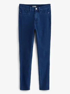 Leggings En Joggingbroeken|Next - Legging van jersey-denim Donkerblauw