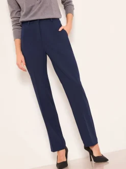 Kostuums En Werkkleding|Broeken|Lipsy - broek op maat met toelopende pijpen Donkerblauw