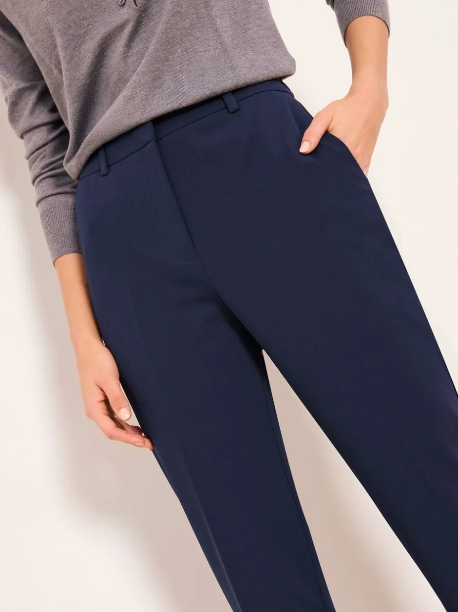 Kostuums En Werkkleding|Broeken|Lipsy - broek op maat met toelopende pijpen Donkerblauw