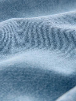 Shorts|Next - Lyocell Mix Denim shorts met stropdas Donkerblauw
