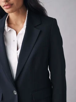 Kostuums En Werkkleding|Next Donkerblauw - Maatgesneden blazer voor zware werktijd