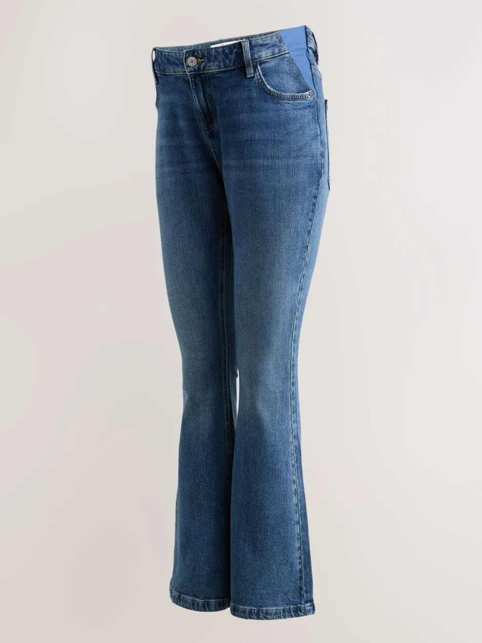 Jeans|Moederschap*Next Donkerblauw - Maternity Denim Flare Jeans