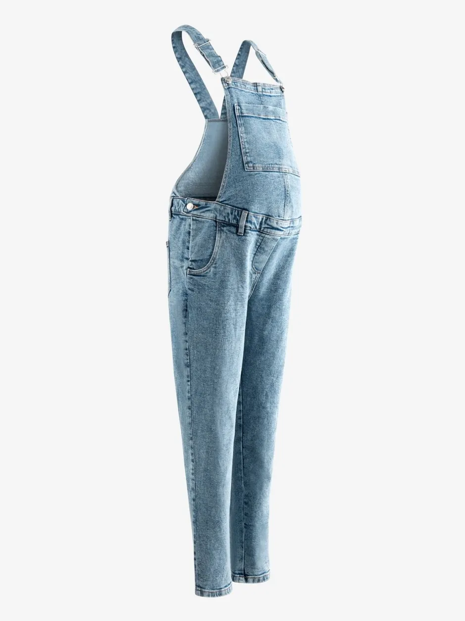 Jumpsuits En Playsuits*Next Donkerblauw - Maternity Denim Dungaree