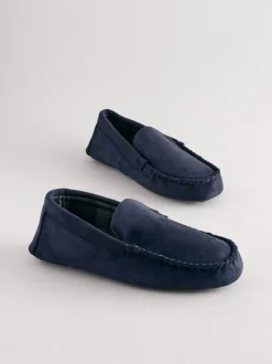 Pantoffels|Next - Moccasinpantoffels Donkerblauw