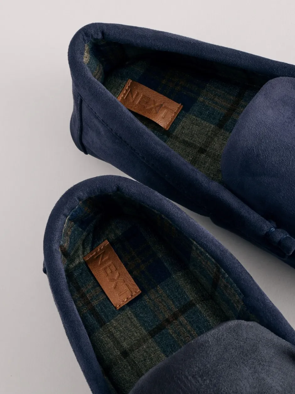 Pantoffels|Next - Moccasinpantoffels Donkerblauw