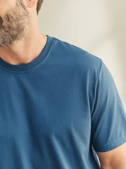 Pyjama's|Loungewear|Next - Motionflex behaaglijke pyjamaset met korte broek Donkerblauw