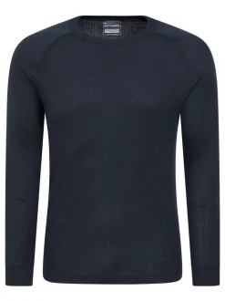 Ondergoed|Ondergoed*Mountain Warehouse - - Talus - Thermische herentop met ronde hals Donkerblauw
