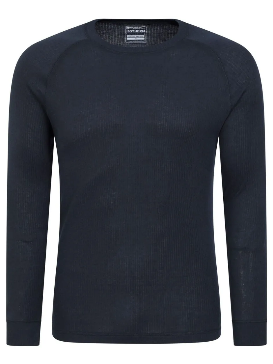 Ondergoed|Ondergoed*Mountain Warehouse - - Talus - Thermische herentop met ronde hals Donkerblauw