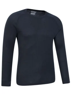Ondergoed|Ondergoed*Mountain Warehouse - - Talus - Thermische herentop met ronde hals Donkerblauw