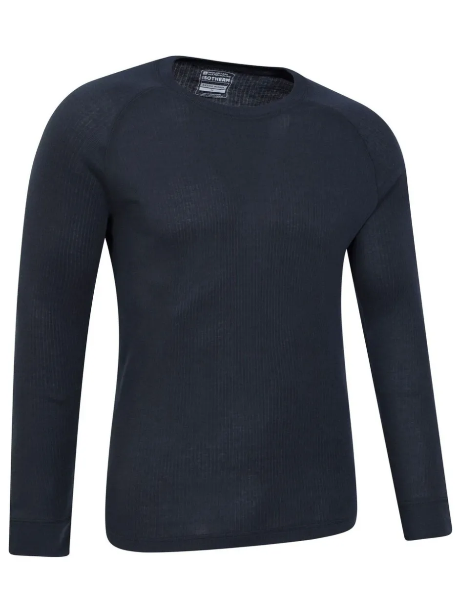 Ondergoed|Ondergoed*Mountain Warehouse - - Talus - Thermische herentop met ronde hals Donkerblauw