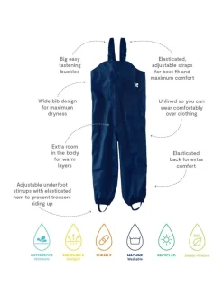 Tuinbroeken|Jumpsuits En Playsuits|Muddy Puddles - Originals - Waterdichte tuinbroek Donkerblauw