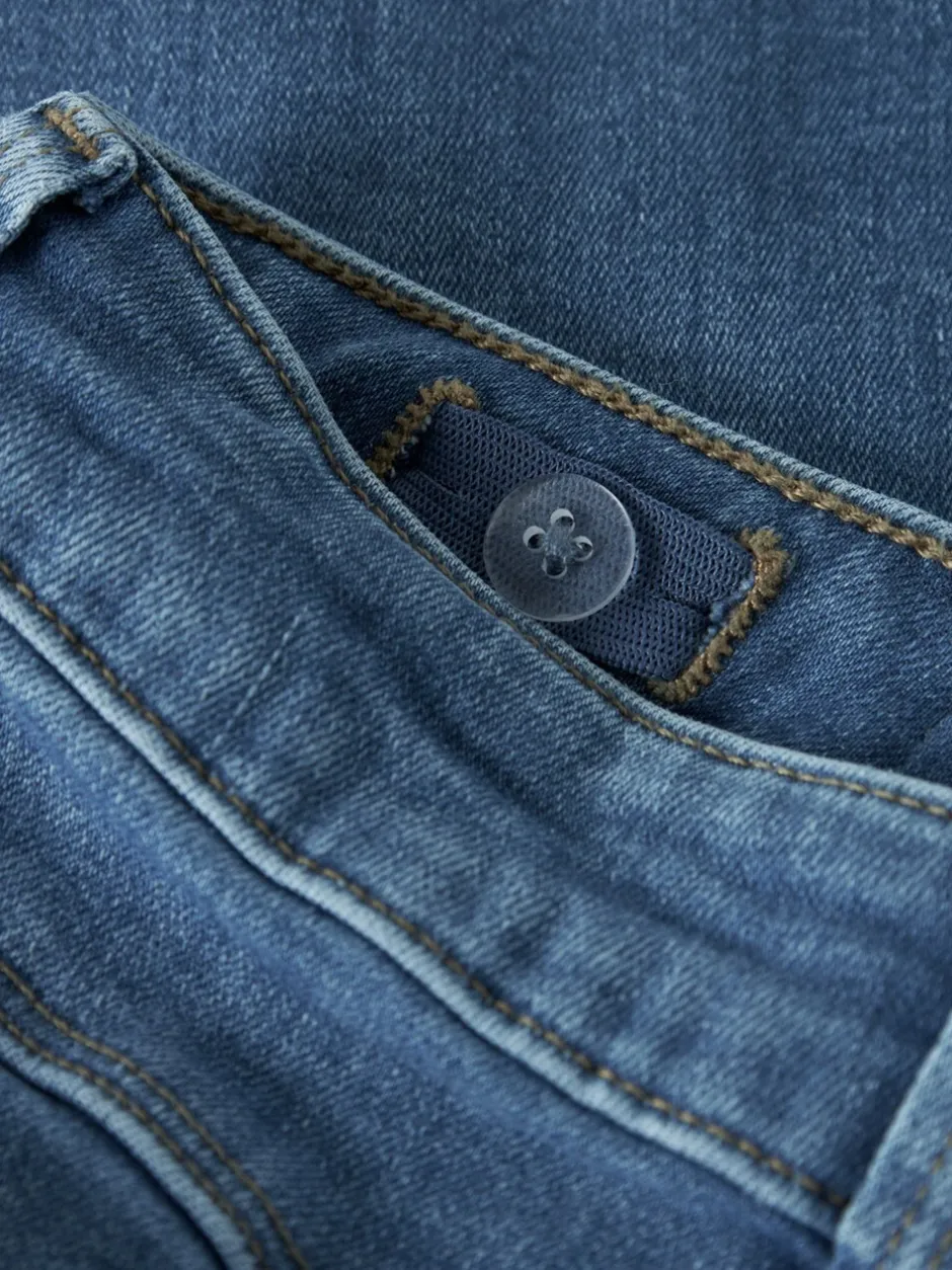 Jeans*Name It Donkerblauw - jeans met wijde pijpen