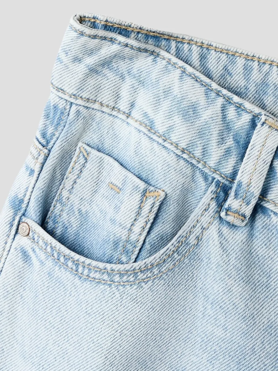 Jeans*Name It Donkerblauw - jeans met wijde pijpen