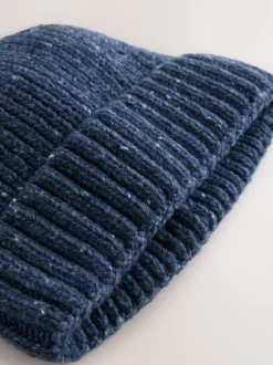Mutsen, Sjaals En Handschoenen*Next - Neppy Twist Beanie Hat Donkerblauw