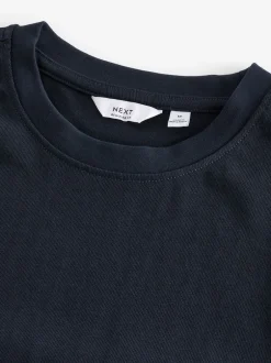 T-Shirts En Hemden*Next Donkerblauw - Normale Pasvorm - Zwaar T-shirt