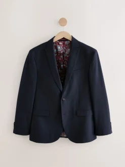Blazers En Business-Jasjes|Pakken*Next - Normale Pasvorm - Kostuum met twee knopen: colbert Donkerblauw