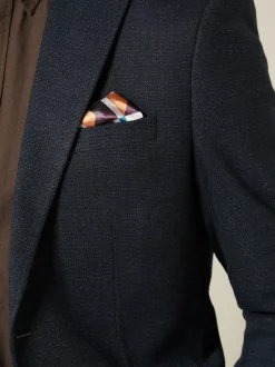 Blazers En Business-Jasjes*Next - Normale Pasvorm - Modieuze blazer met textuur Donkerblauw