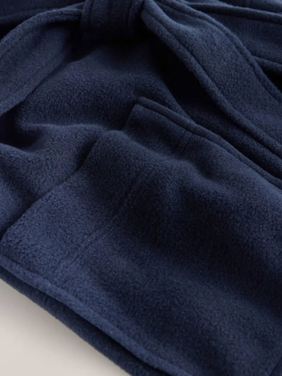 Kamerjassen En Badjassen|Next Donkerblauw - Ochtendjas van fleece