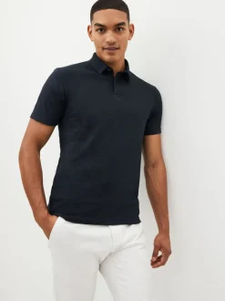 Poloshirts|T-Shirts En Hemden*Next - Polo met korte mouwen Donkerblauw