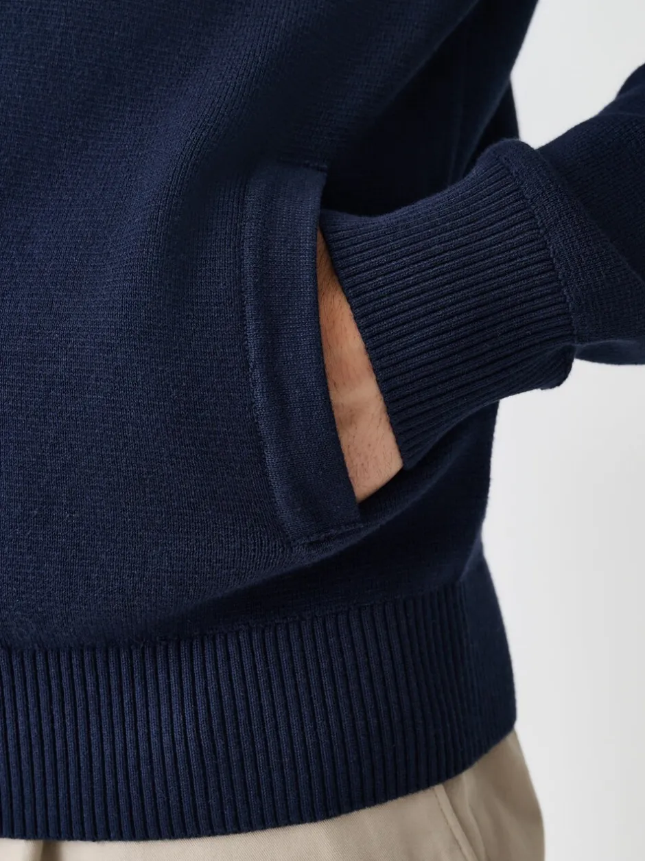 Gebreide Kleding|Next - Regular Fit 100% Cotton Premium Zip-Through Cardigan Donkerblauw