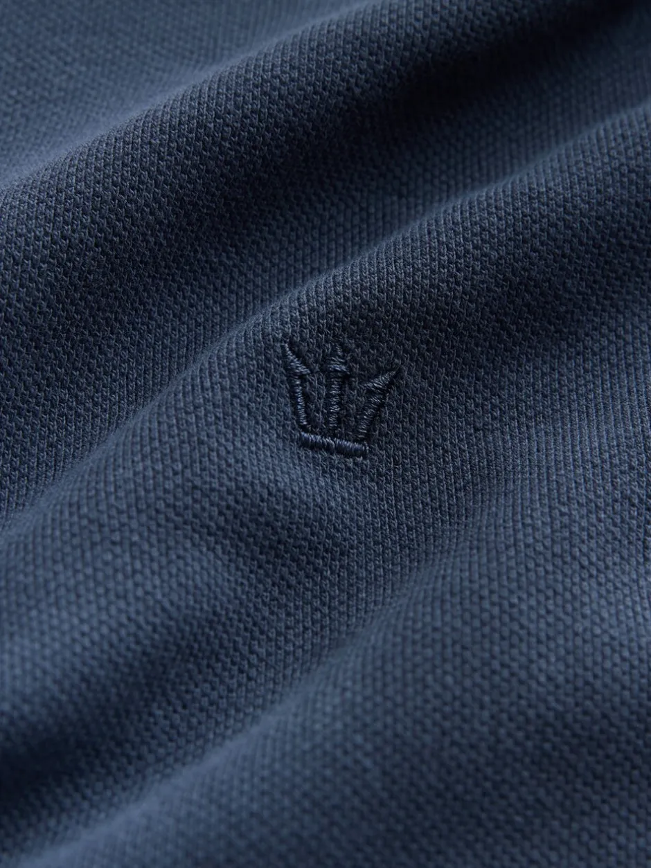 Poloshirts*Next Donkerblauw - Regular fit poloshirt met korte mouwen en contrasterende randen